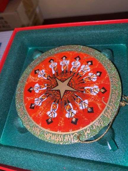 P. Buckley Moss 12 Days of Christmas Ornaments