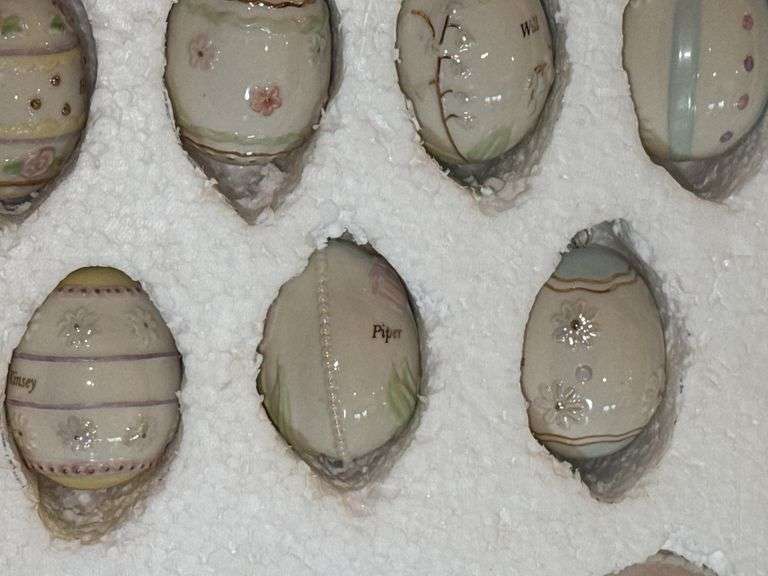 Lenox Ceramic Easter Egg Set
