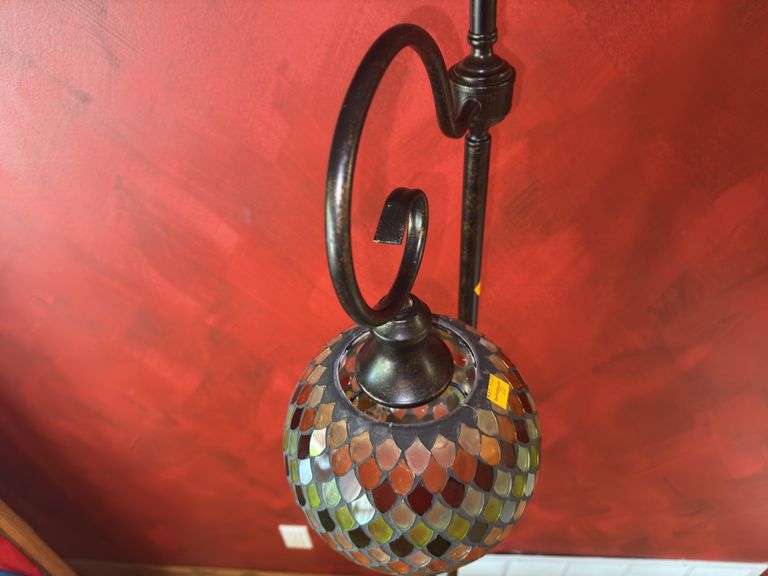 Decorative Brushed Mosaic Pattern Floor Lamp