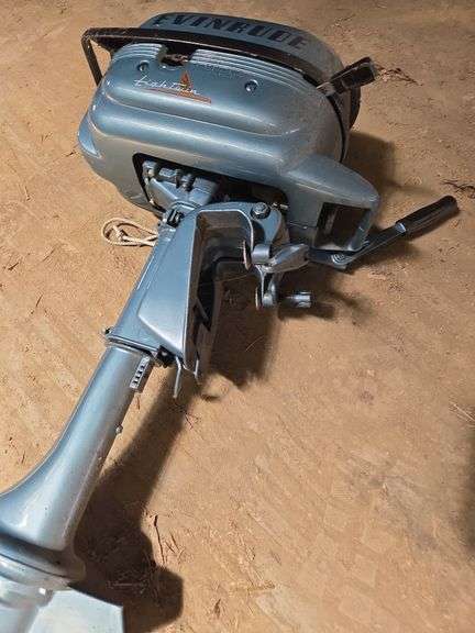 Vintage Evinrude Lightwin outboard motor