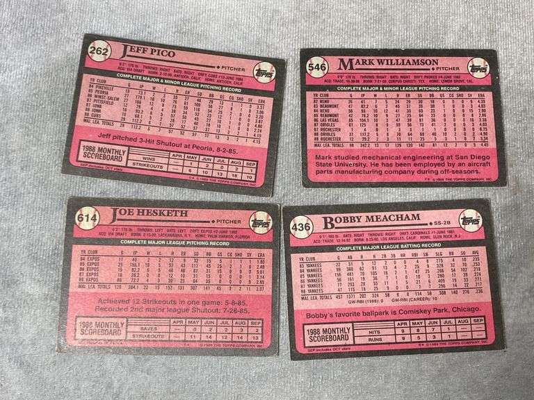 1989 Topps Baseball Cards