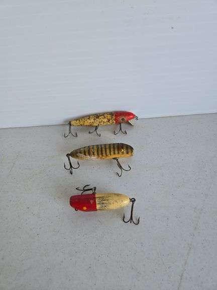Vintage wooden lures
