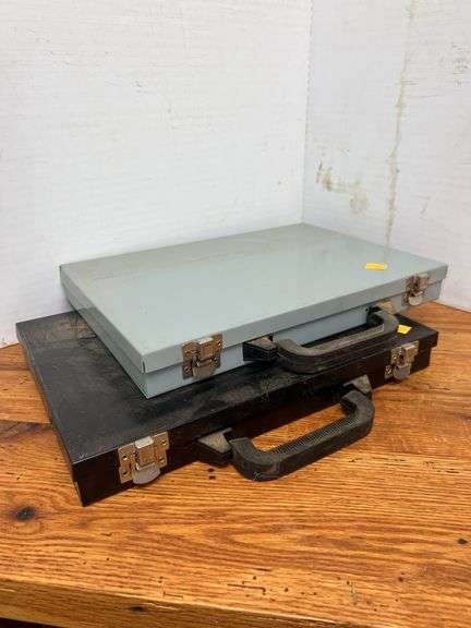 (2) Metal Cases of Drill Bits