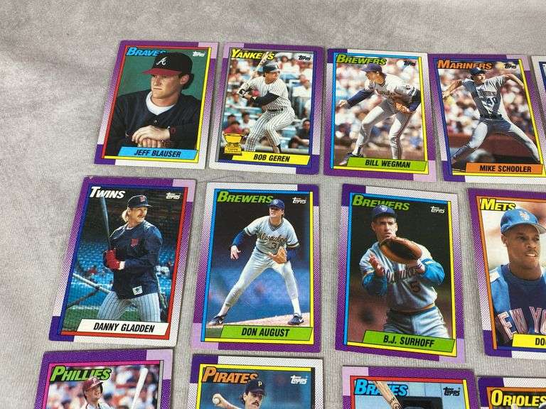 1990 Topps Baseball Cards