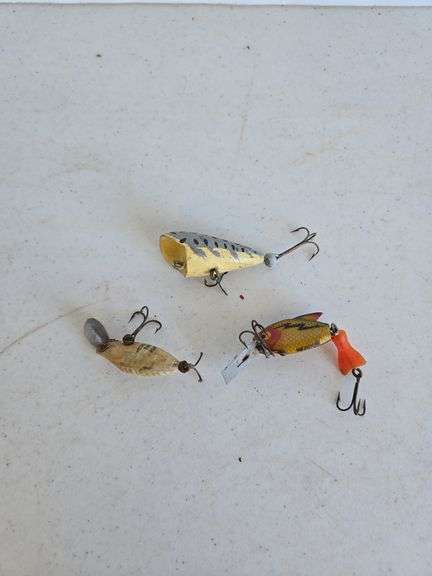 Vintage lures- includes Heddon Firetail