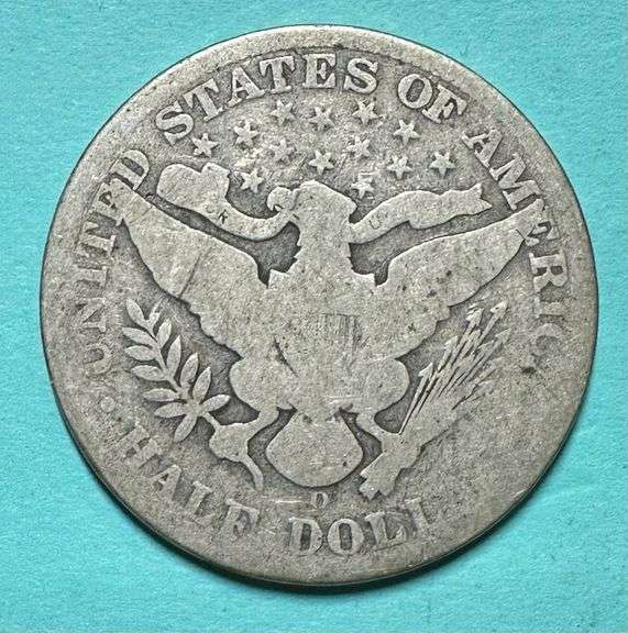 1907-O Barber Silver Half Dollar