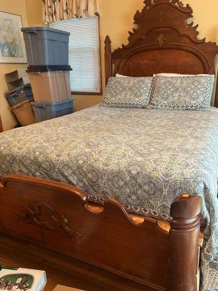 Antique Wooden Bed Frame