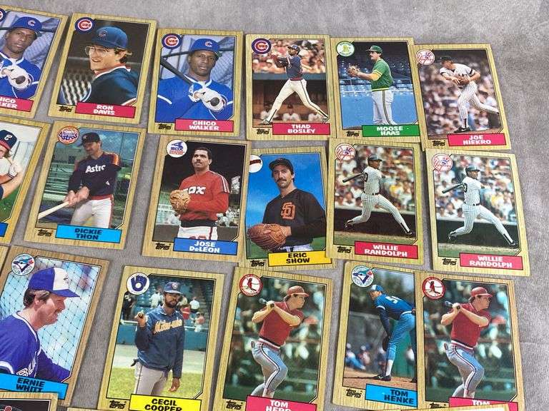 1987 Topps Baseball Cards