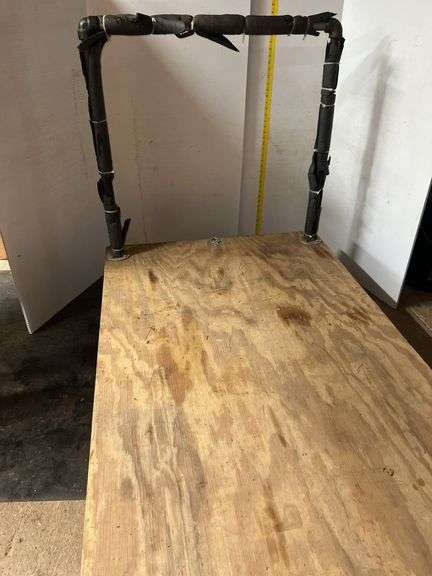 Wooden Rolling Cart