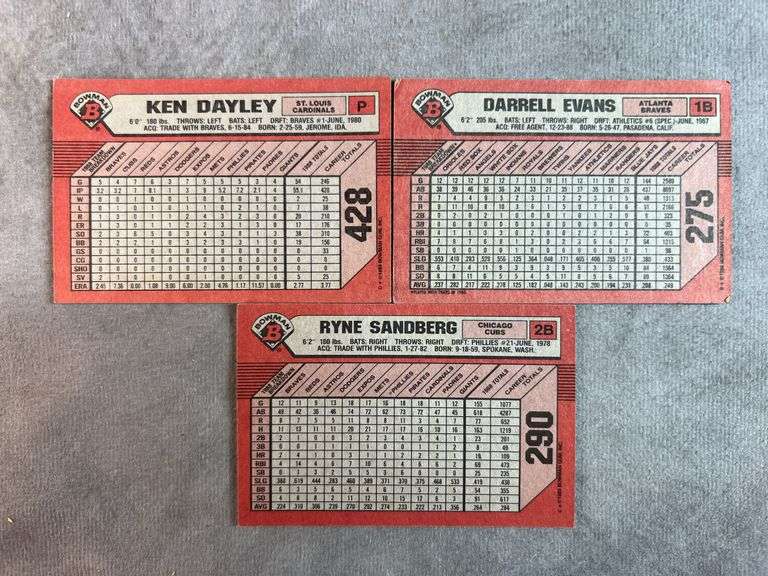 1989 Bowman Baseball Cards