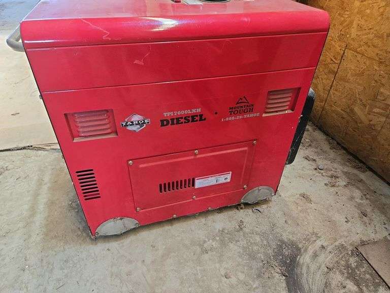 Tahoe TPI7000LXH Diesel generator- never been used