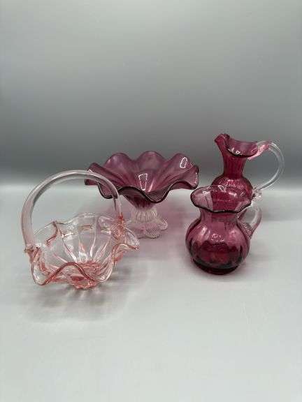 CRANBERRY GLASSWARE