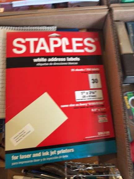 OFFICE SUPPLIES INCLUDING NOTEPADS, STAPLER, TAPE, HOLE PUNCHER, LABELER, SHARPENER, CALCULATOR, ENV