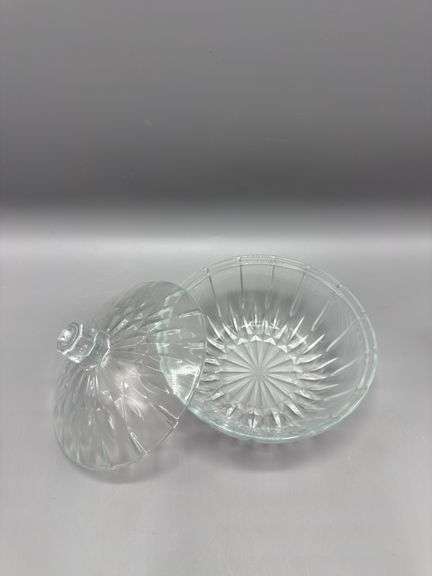 GLASSWARE CANDY JARS