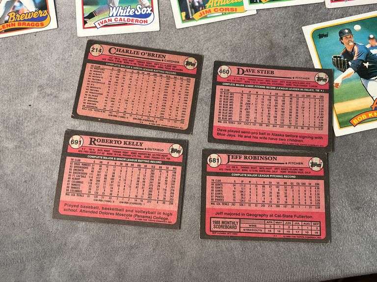 1989 Topps Baseball Cards