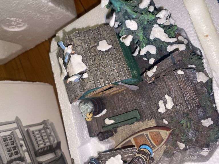 Department 56 “Tutberry Printer” and “The Dockhouse”
