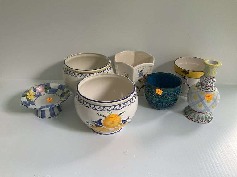 Assortment of Flower Pots and Vases
