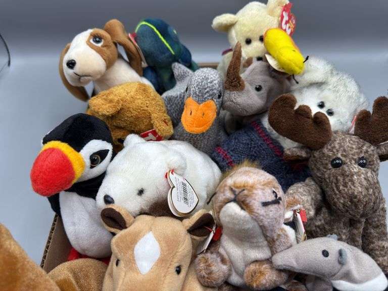 VARIETY OF BEANIE BABIES WITH TAGS