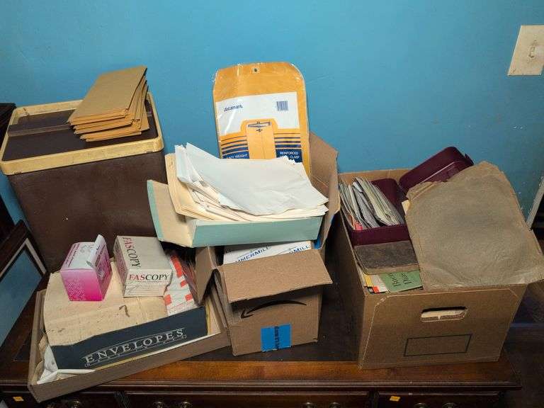Paper products, magazines, file organizer, and more