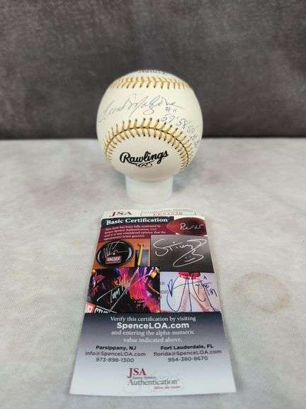 Frank Malzone  'Gold Glove' stat, JSA