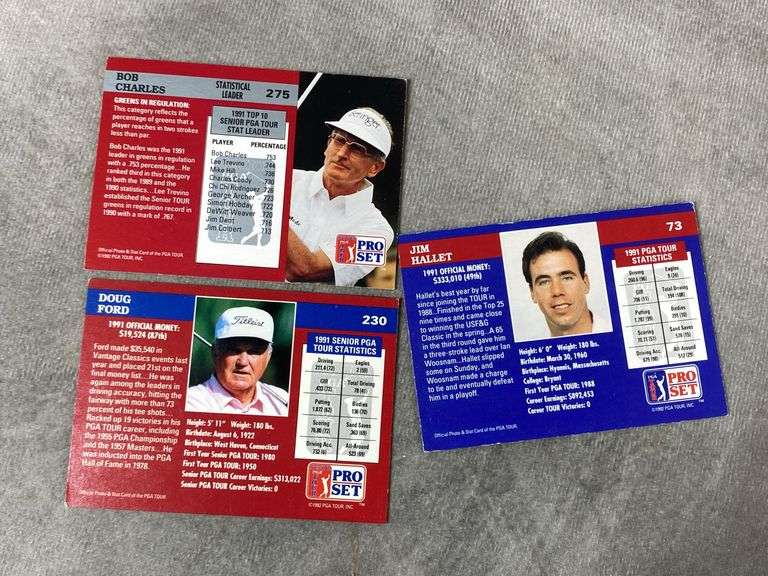 1992 Pro Set PGA Collector Cards