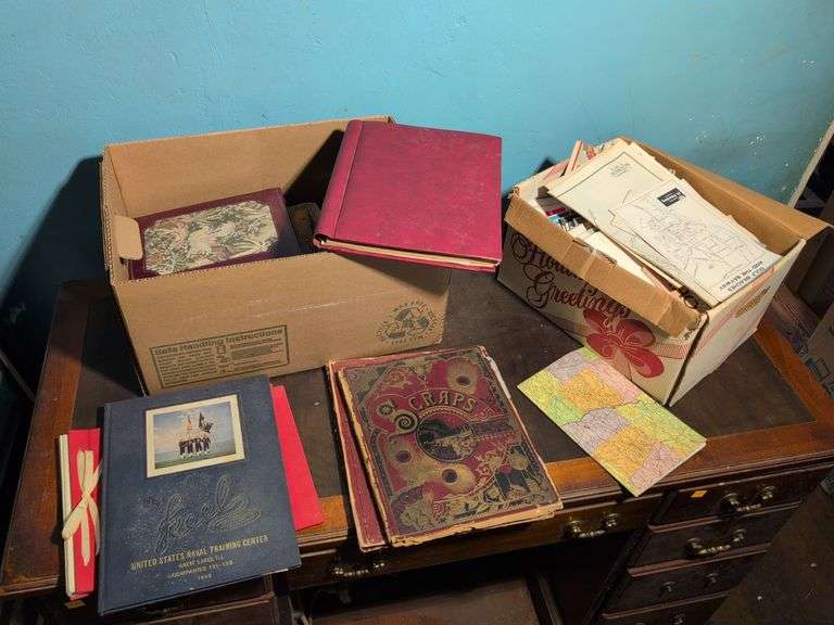 Miscellaneous maps and postcards