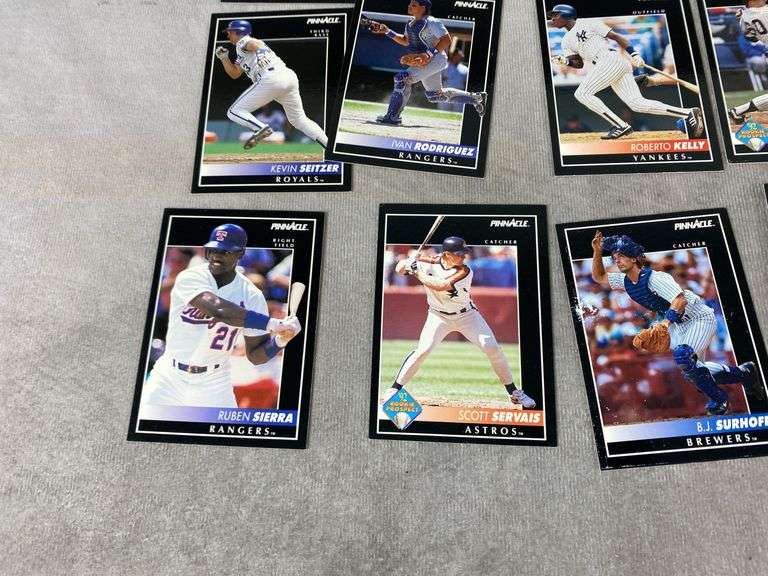 1992 Pinnacle Assorted Baseball Cards
