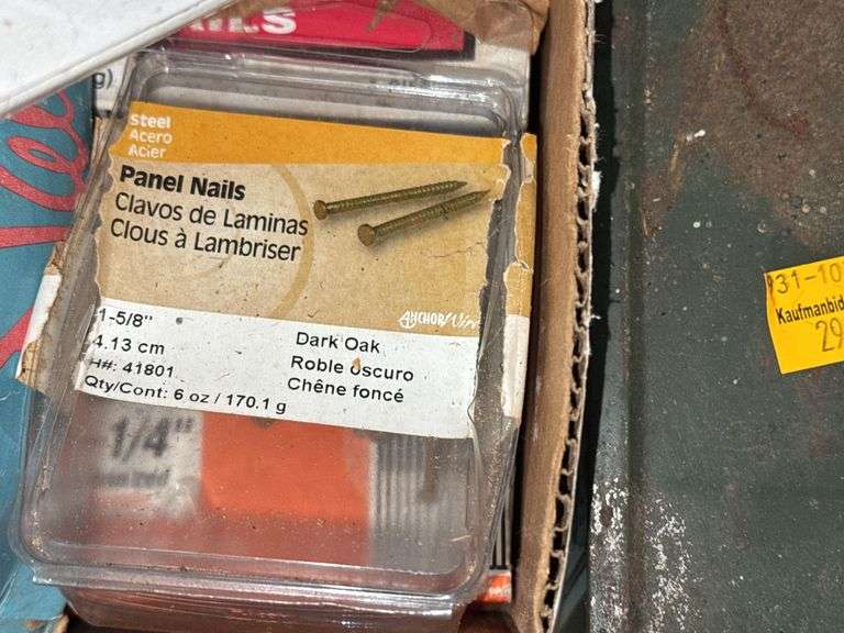Assortment of Nails and Screws