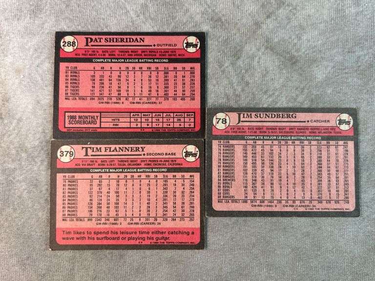 1989 Topps Baseball Cards