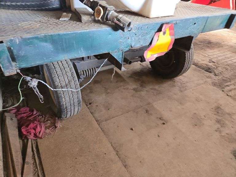 wagon with poly sprayer tank- 8'x14'