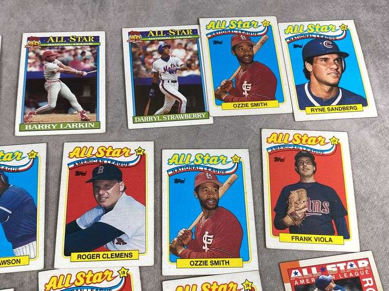 1989 & 1990 Rookie, MVP, & All Star Cards