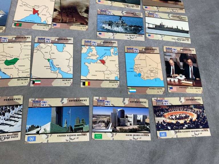 1991 Pro Set Desert Storm Trading Cards