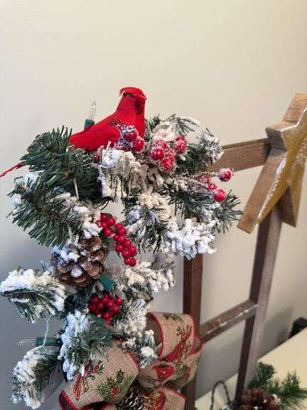 PRE-LIT CHRISTMAS CARDINAL DECOR