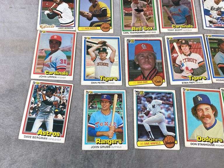 Baseball Cards, Mostly Early 80s