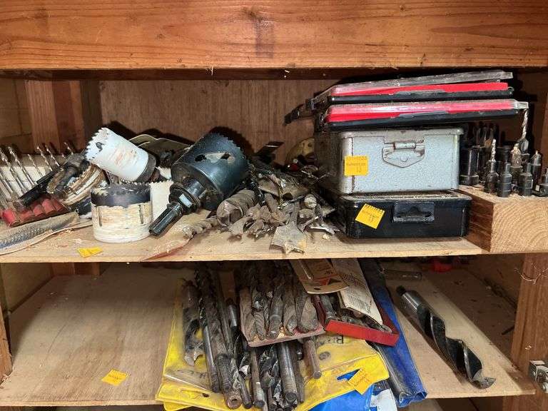 Contents of Cabinet, CONTENTS ONLY, Cabinet and Drill Press NOT INCLUDED