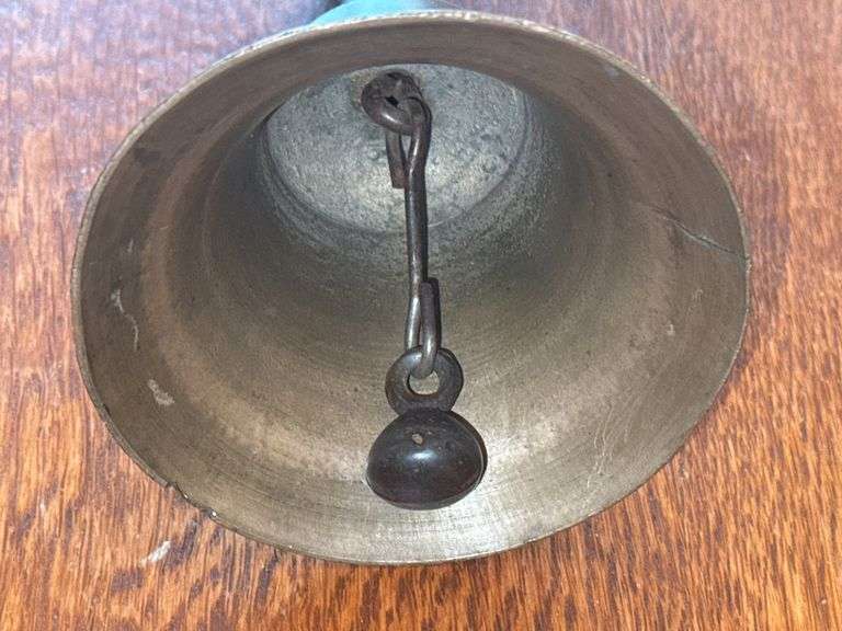 Brass Bell, Glass Strawberry Bell and Metal Bell