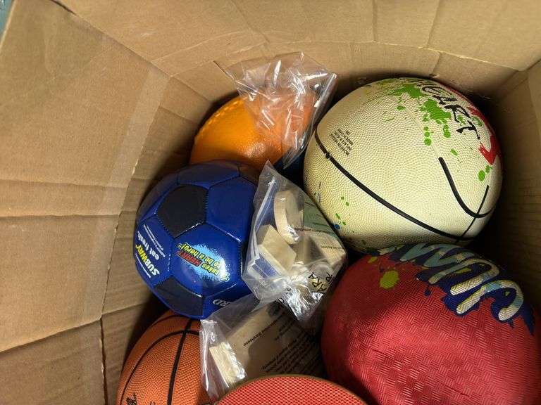 SPORTS BALLS, WATER GUNS, PING PONG ACCESSORIES, AND MORE