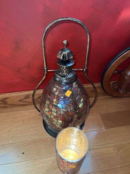 Moroccan Mosaic Candle Lantern, Mosaic Candle Holder