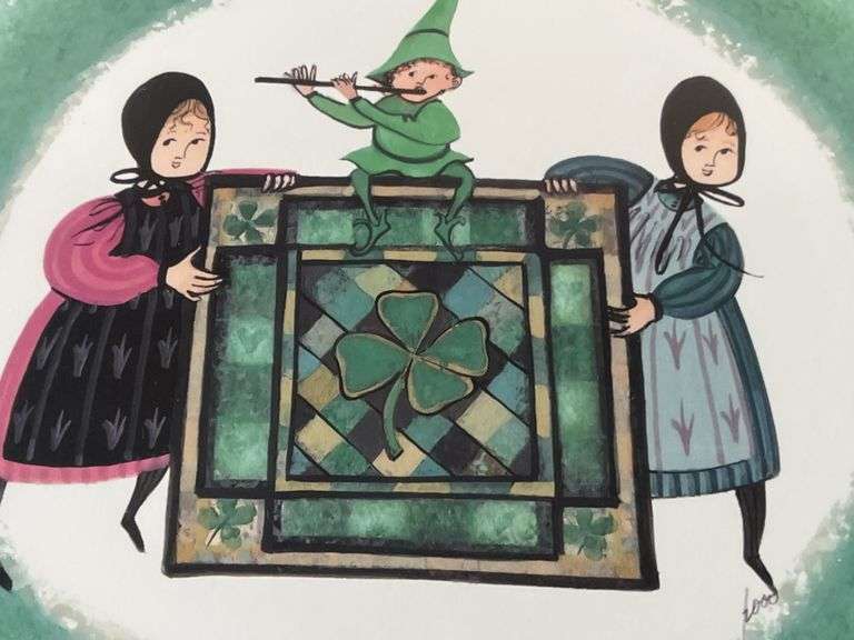 2000 P. Buckley Moss Our Irish Heritage 682/1000 Signed Lithograph