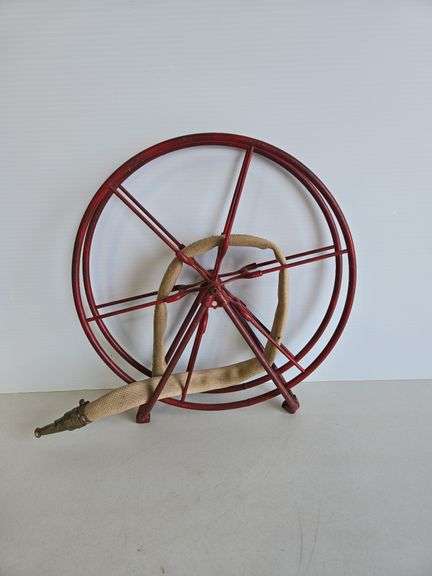 Antique fire hose reel- 26"