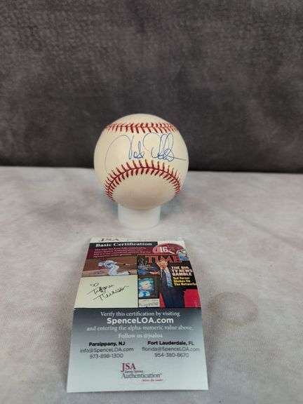 Jose Offerman signed MLB baseball, JSA