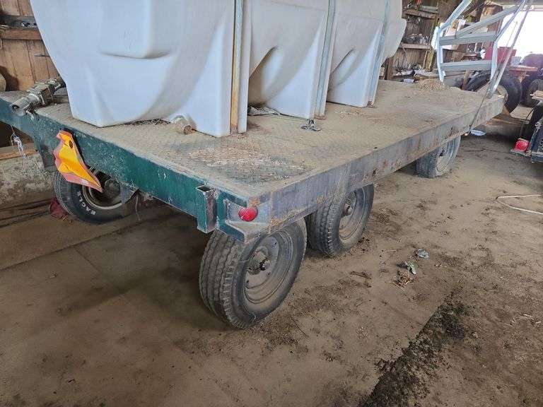 wagon with poly sprayer tank- 8'x14'