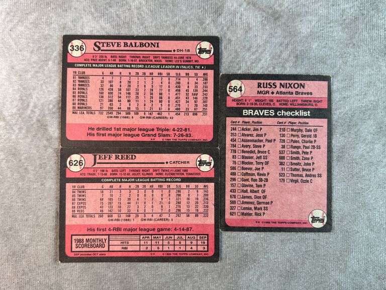 1989 Topps Baseball Cards
