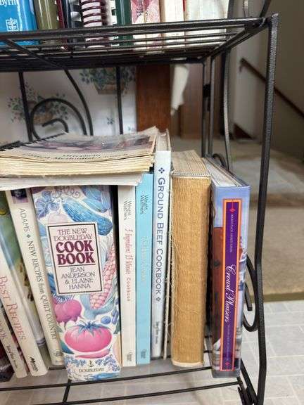 COOKBOOKS AND SHELF