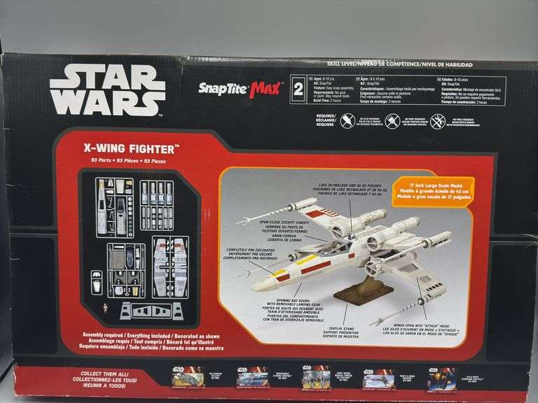 REVELL STAR WARS SNAP-TITE MAX X-WING FIGHTER KIT