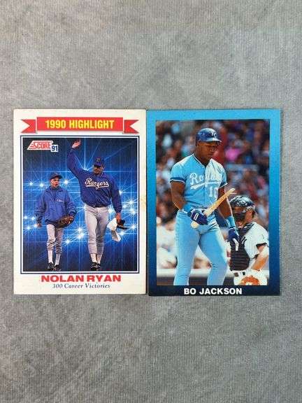 Bo Jackson, 1991 Score Nolan Ryan