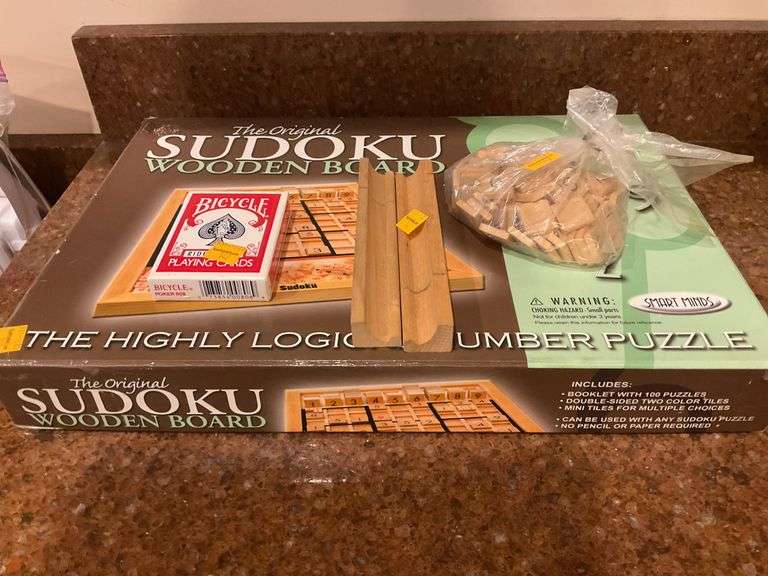 Sudoku Board Game, Playing Cards