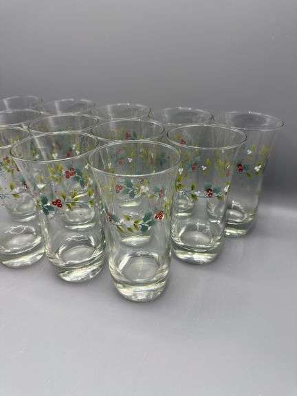 PFALTZGRAFF WINEBERRY DRINKING GLASSES (SET OF 12)