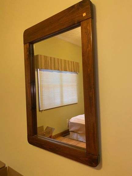Wooden Framed Mirror