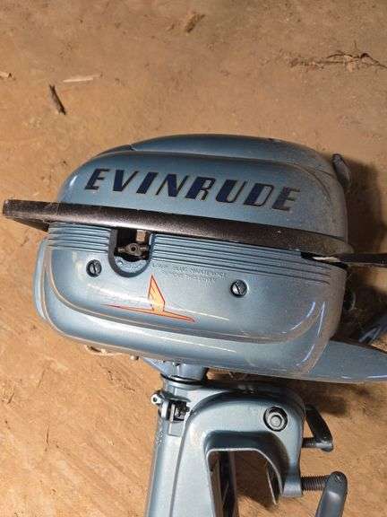 Vintage Evinrude Lightwin outboard motor